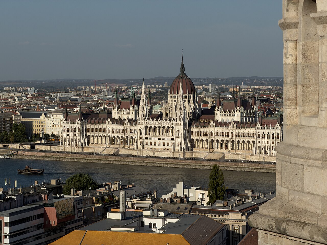 Hungarian Parliament and the Danube in Budapest